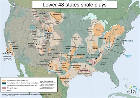 Maps Oil And Gas Exploration Resources And Production Us Energy