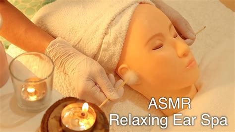 Asmr Spa Treatment Ear Massage Washing Cleaning Acupuncture Cleaning Tapping No Talking
