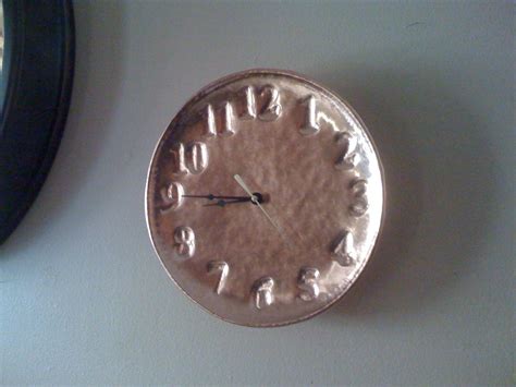 10 Inch Copper Wall Clock