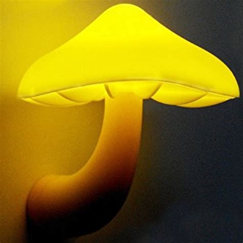 Led Mushroom Light Colorful Color Light Control Mini Magic Mushroom