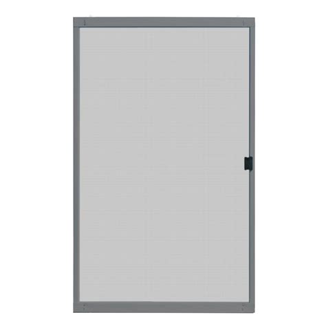 Unique Home Designs 48 In X 80 In Adjustable Fit Gray Metal Sliding