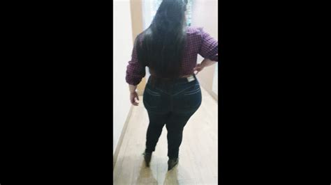 Skintight Jeans Video Clips Latin Chubby Bbw Sexy Curvy Girl Brianna