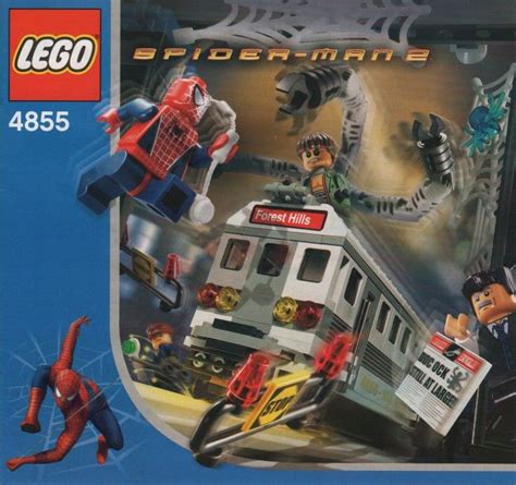 4855 1 Spider Mans Train Rescue Brickset Lego Set Guide And