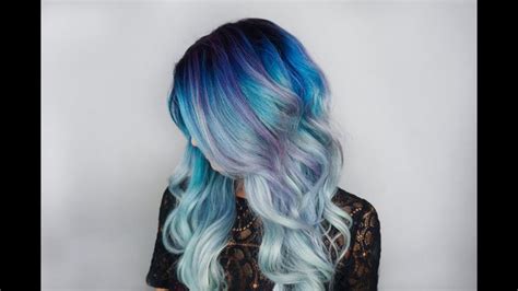 Geode Swirls Blue Color Melt Hair Love The Haircut Ion Hair Colors