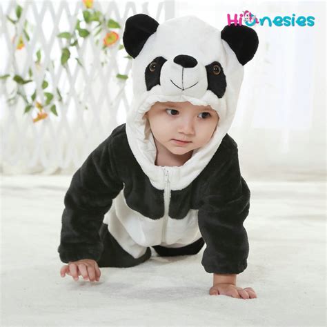 Panda Onesie For Baby And Toddler Animal Kigurumi Pajama Party Costumes