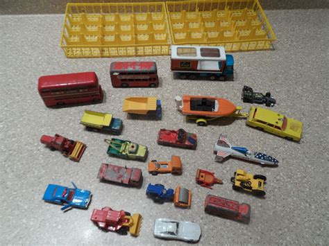 Lot Of 20 Vintage Matchbox Lesney And Other Toy Carsvehicles