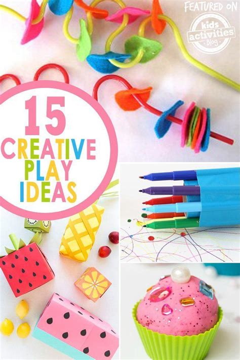 15 Creative Play Ideas For Kids And Moms Craft Activities For Kids