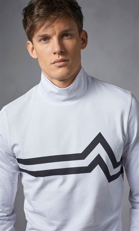 This Innovative Take On The Classic White Turtleneck Is Made Of