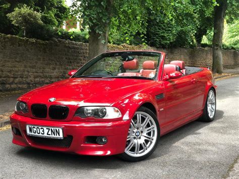 2003 03 Bmw M3 32 Smg Convertible Imola Red In Basford
