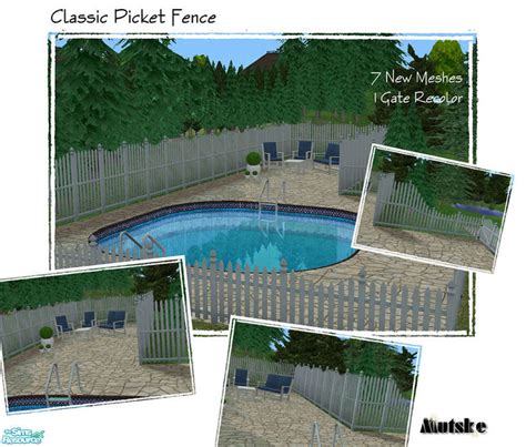 The Sims Resource Picket Fences And Gates