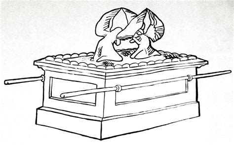 Ark Of The Covenant - Free Coloring Pages