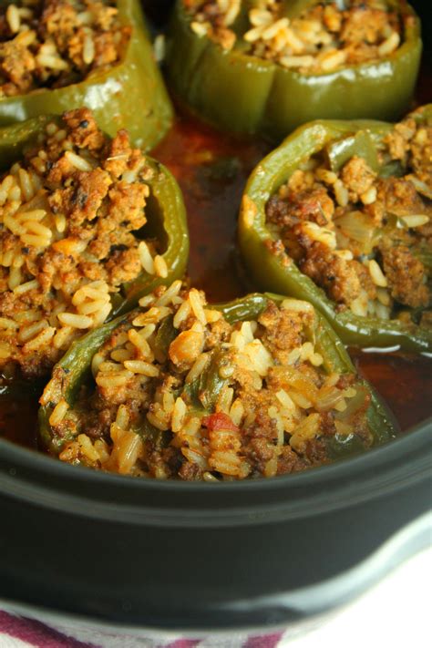 Slow Cooker Stuffed Peppers My Incredible Recipes