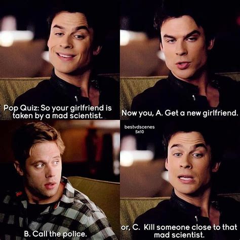 Damon Is The Funniest Person On The Show Love This Man Vampire