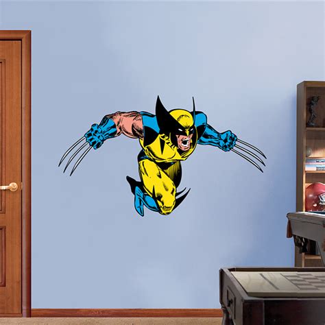 Classic Wolverine Wall Decal Shop Fathead For X Men Decor