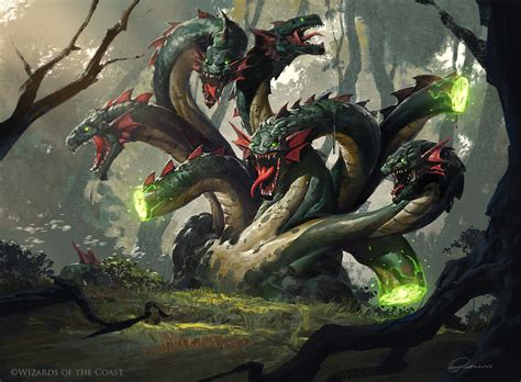 Stumpsquall Hydra Mtg Art From Commander Legends Set By Grzegorz