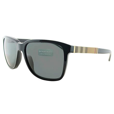 Buy Burberry Metal Be4181 3001 87 Black Square Sunglasses Lens 0be4181 300187 58 300187 58 Mm