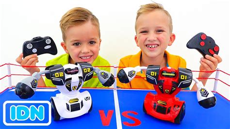 Vlad Dan Niki Bermain Dengan Mobil Mainan Rc And Robot Youtube