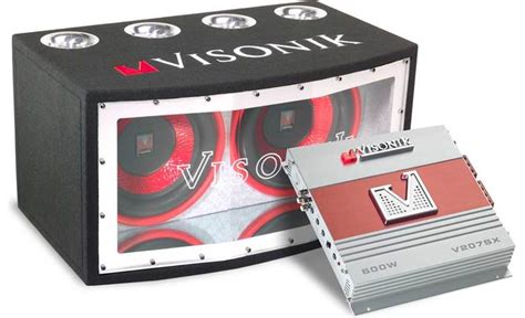 Visonik Bass Package V207sx 2 Channel Amplifier V103bp Dual 10
