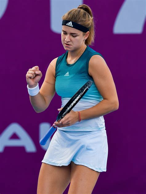 Abu dhabi wta women's tennis open. Karolina Muchova - 2019 WTA Qatar Open in Doha 02/13/2019