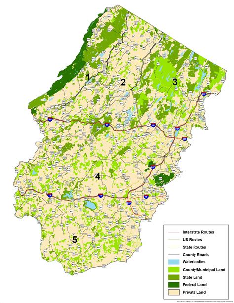 Njdep Division Of Fish And Wildlife Black Bear Hunt Zones