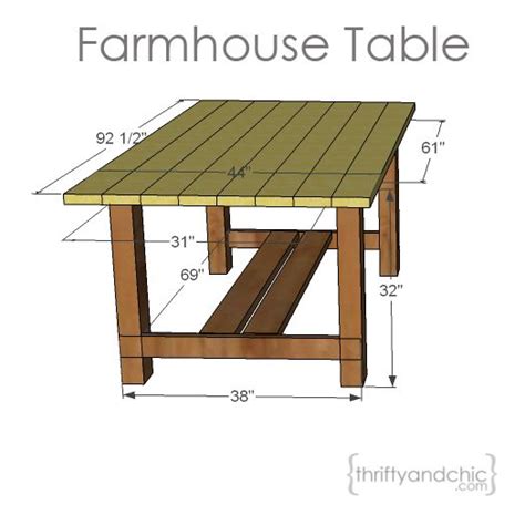Diy Outdoor Farmhouse Table Farmhouse Table Plans
