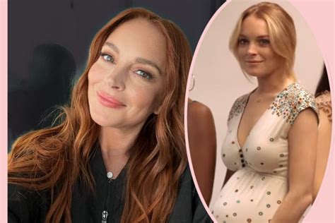 Lindsay Lohan Is Pregnant See Her Cute Announcement Perez Hilton