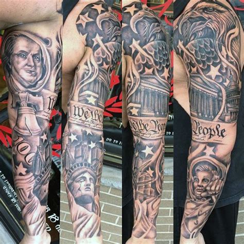 60 We The People Tattoo Designs For Men Constitution Ink Ideas