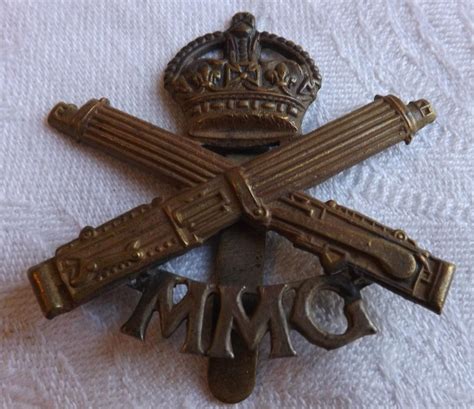 Military Ww1 Motor Machine Gun Corps Regiment Cap Badge 1491