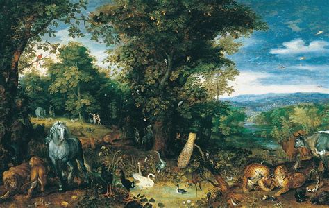 The Garden Of Eden Painting By Jan Brueghel Fine Art America