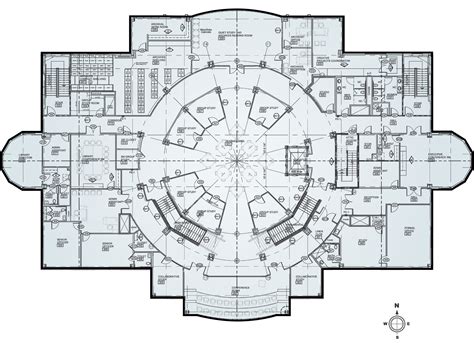 Modern Library Floor Plan Floorplansclick