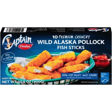 Captain Findus Wild Alaska Pollock Fish Sticks 106 Oz Instacart