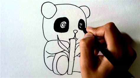 How To Draw A Cute Panda Youtube