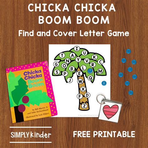 Chicka Chicka Boom Boom Activities Free Alphabet Game Simply Kinder