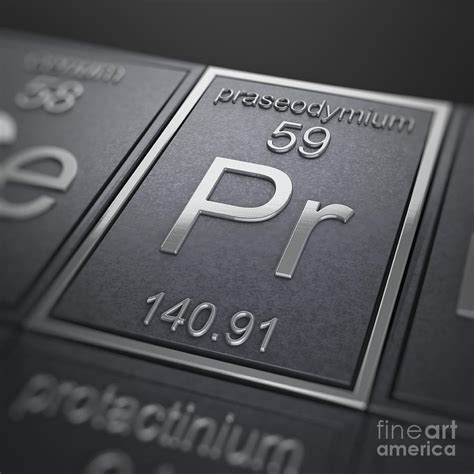 Praseodymium Chemical Element Photograph By Science Picture Co