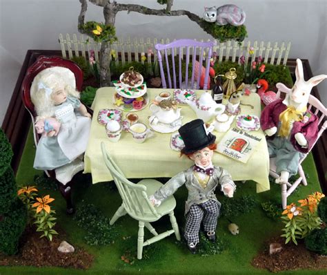 Miniature Alice In Wonderland Tea Party By Kathryn Depew Cotton Ridge