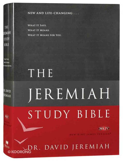 Nkjv Jeremiah Study Bible By David Jeremiah Koorong
