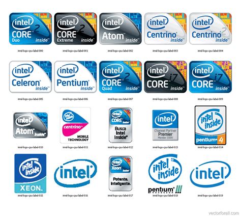 Intel Core Logo Logodix