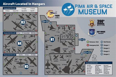 Museum Map Pima Air And Space Museum