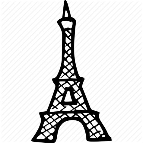 Eiffel Tower Drawing Outline Free Download On Clipartmag
