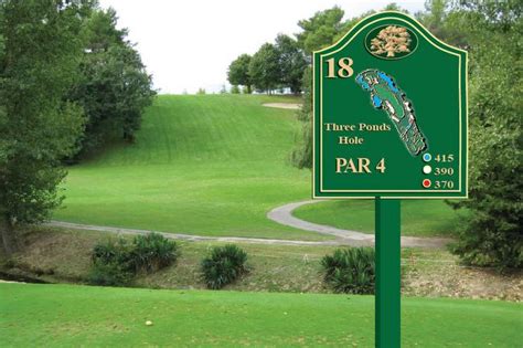 Golf Course And Country Club Signs And Plaques