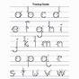 Trace Letters Worksheets Free