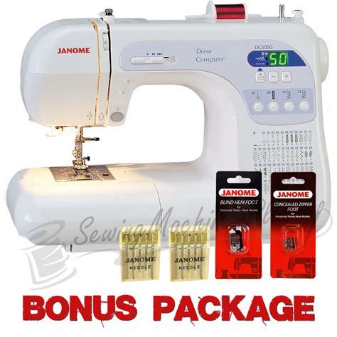 Janome Dc3050 Decor Computer Sewing Machine W Free Bonus Sewing