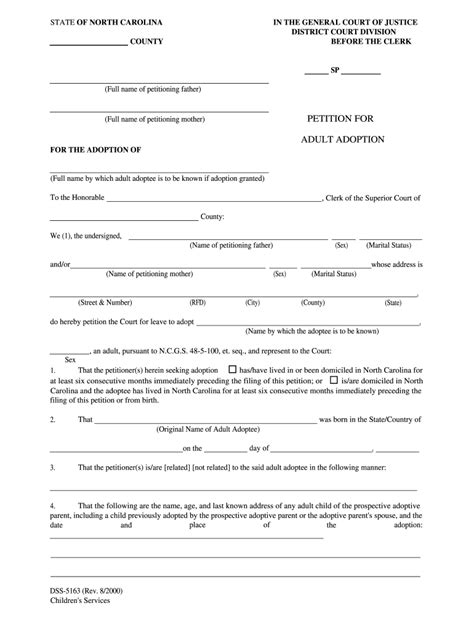 Adoption Papers Form Fill Out And Sign Printable Pdf Template Signnow