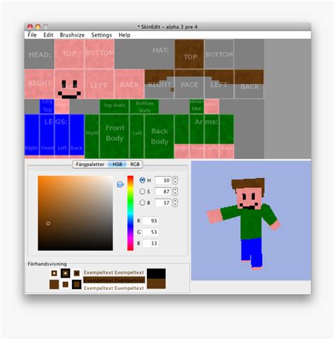 Minecraft File Skin Template Hd Png Download Kindpng