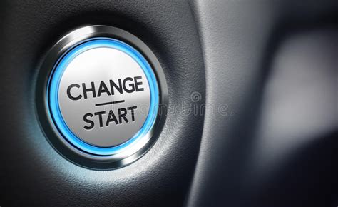 Change Blue Button Stock Illustration Illustration Of Enhance 9091039