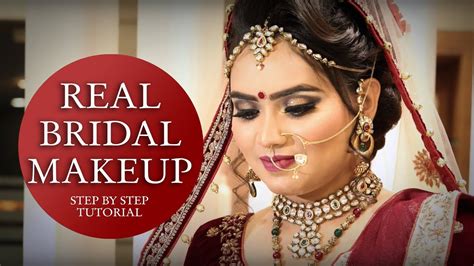 Real Bridal Makeup Tutorial Step By Step Bridal Makeup Tutorial Video