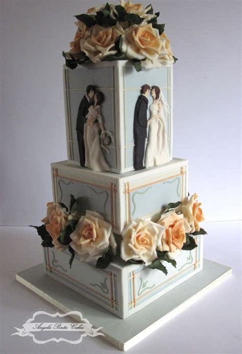 Art Nouveau Wedding Cake Art Nouveau Weddings Wedding Cakes Art