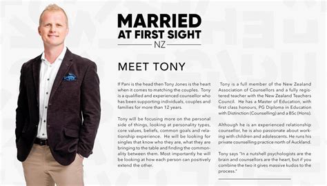 Married At First Sight Nz Season 1 Meet Love Expert Tony Jones Newshub