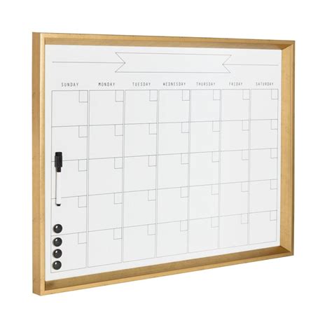 Designovation Calter Monthly Dry Erase Calendar Memo Board 211851 The