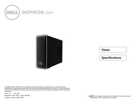 Dell Inspiron 3647 Small Desktop Owners Manual Free Pdf Download 52